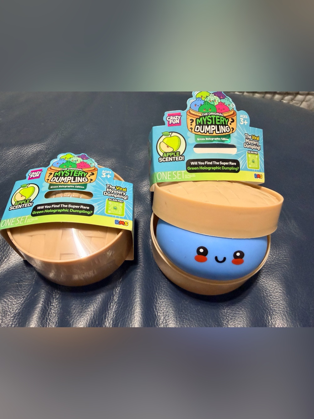 Set of 2 RMS Dumplings Green holographic edition